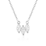 Marquise Necklace - Sterling Silver