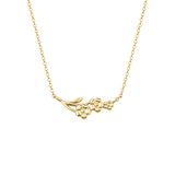 Forget Me Not Necklace - 14K Gold Vermeil