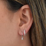 Serena Hoops - Sterling Silver