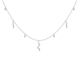 Serpent Necklace - Sterling Silver