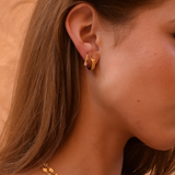 Starlight Hoops - 14K Gold Plated