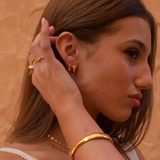 Starlight Hoops - 14K Gold Plated