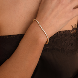 Petite Tennis Bracelet - 14K Gold Vermeil