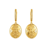 Secret Garden Hoops - 14K Gold Vermeil