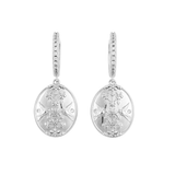 Secret Garden Hoops - Sterling Silver