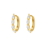 Evie Hoops - 14K Gold Plated