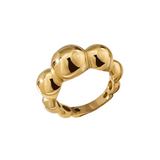 Bobble Ring - 18K Gold Plated Stainless Steel