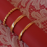 Tessa Bangle - 14K Gold Stainless Steel