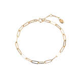 Paperclip Bracelet - 14K PVD Gold Plated
