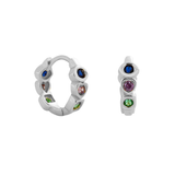 Serafina Hoops - Sterling Silver