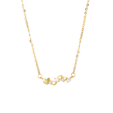 Surrounded By Love Necklace - 14K Gold Plated