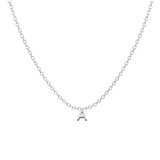 Petite Letter Necklace - Sterling Silver