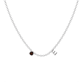 Petite Multi Charm Necklace - Sterling Silver