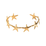 Starfish Cuff - 18K Gold Plated Stainless Steel