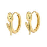 Darla Hoops - 14K Gold Plated