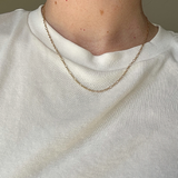 Duo Link Chain - 14K Gold PVD Plated