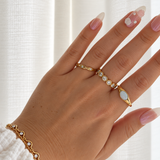 Marigold Ring - 18K Gold Plated Stainless Steel