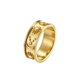 Sundazed Ring - 18K Gold Plated Stainless Steel