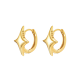 Star Huggies - 14K Gold Plated