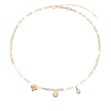 Summer Necklace - Sterling Silver 14K Gold Plated
