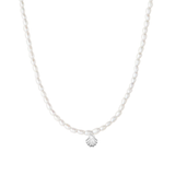 Shelley Pearl Necklace - Sterling Silver