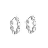 Leyla Huggies - Sterling Silver