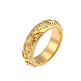 Sunlight Ring - 18K Gold Plated Stainless Steel
