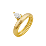 Hayley Ring - 18K Gold Plated Stainless Steel