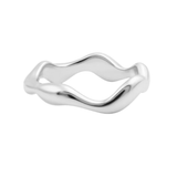 Ripple Ring - Stainless Steel