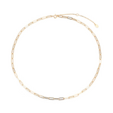 Paperclip Chain - 14K PVD Gold Plated
