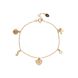 Love Notes Bracelet - 14K Gold Plated