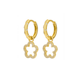 Lucky Clover Earrings - 14K Gold Plated