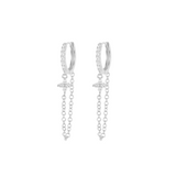 Petal Drop Earrings - Sterling Silver