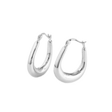 Trina Hoops - Sterling Silver