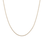A Tiffany necklace with 14K gold plating and a delicate pendant