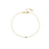 Petite Baguette Bracelet- 14k Gold Vermeil