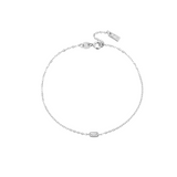 Petite Baguette Bracelet - Sterling Silver